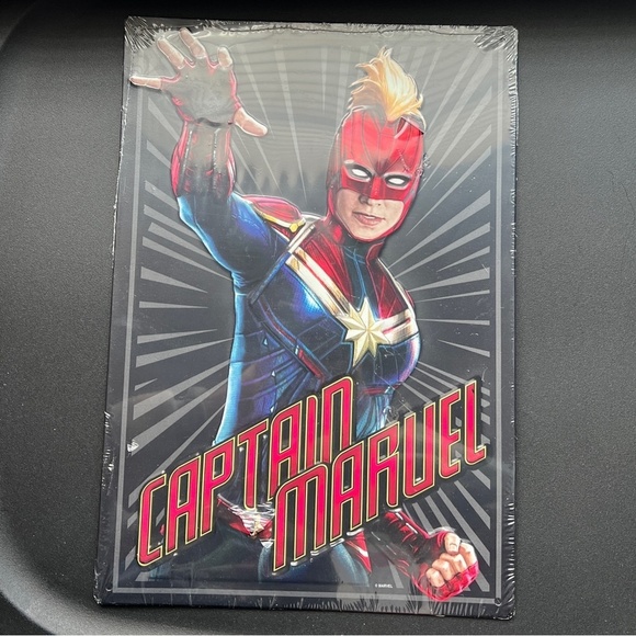 Open Road Brands Other - Captain Marvel Metal sign